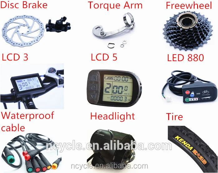 20inch Wheel 48v1000w Hub Motor Electric Bicycle Kit Regenerative