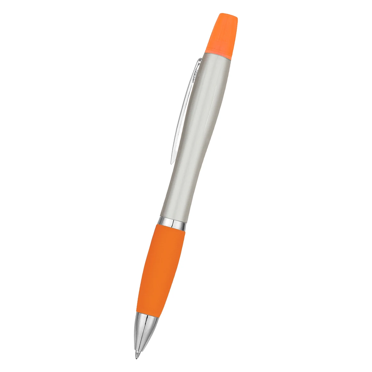 Stylishtwinwrite Pen With Highlighter Twist Action Chisel Tip
