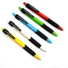 Cheap plastic triangle shape click pen for logo promotional
