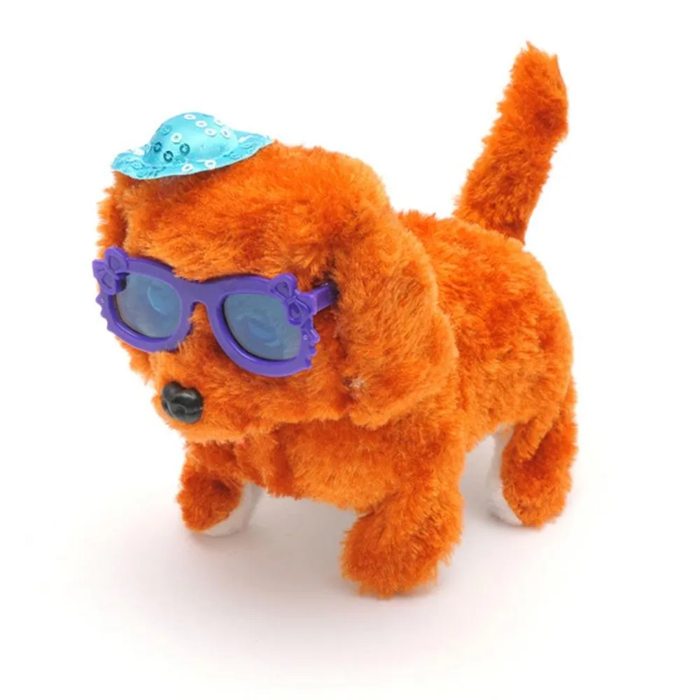 stuffed walking dog toy