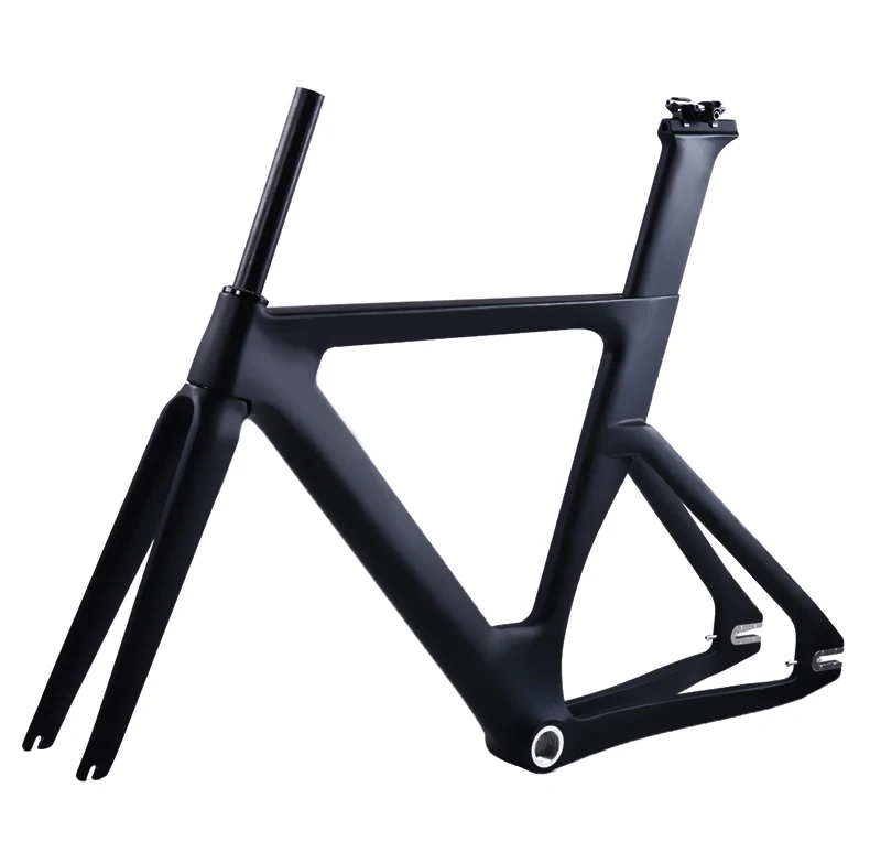 Clearance BXT full carbon track frame road  frames fixed gear bike frameset with fork seat post 49/51/54cm carbon Bicycle Parts Frameset 10