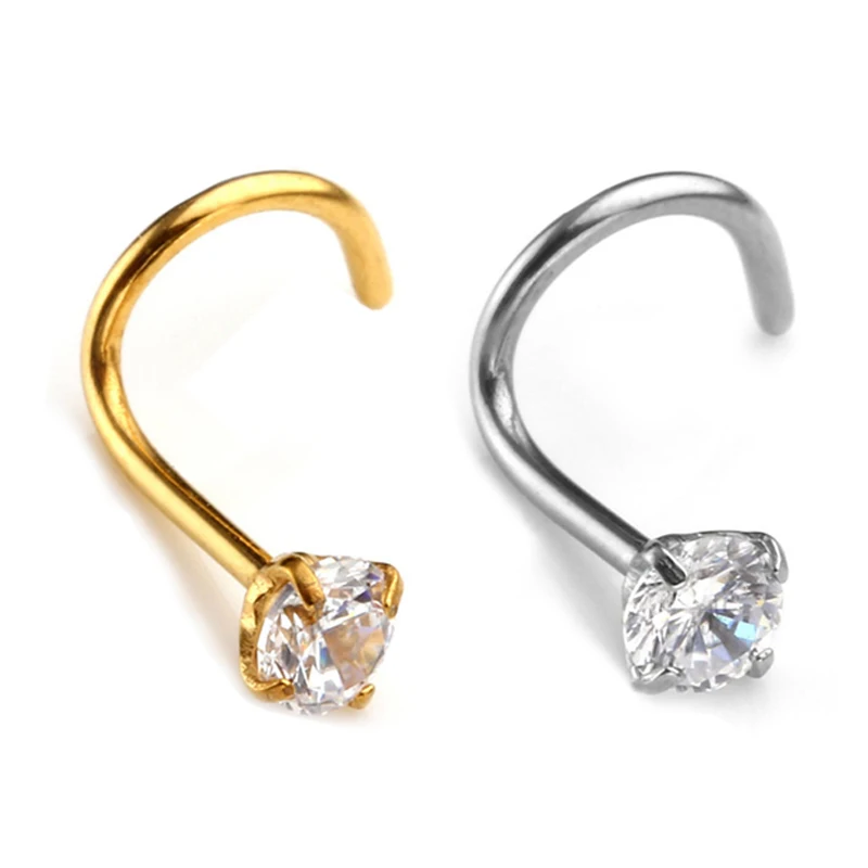 Gold Nose Ring Crystal Nose Stud Faux Nez Stud INDIEN NEZ ANNEAU Mère Jour vente