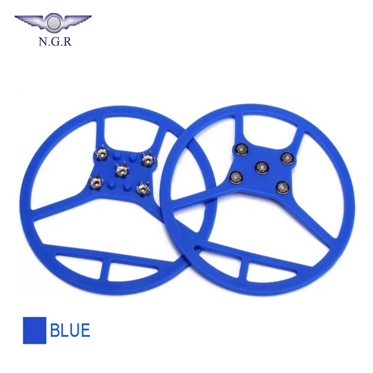 Outdoor professional safety cleats shoes anti-slip snow rubber ice gripper