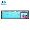 Hot Ultra Wide Stretched Bar Advertising Player Commercial Lcd Ad Display