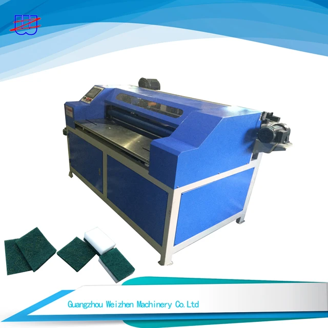 Scouring Pad Kitchen Washer Sponge Foam Cutting And Slitting Machine