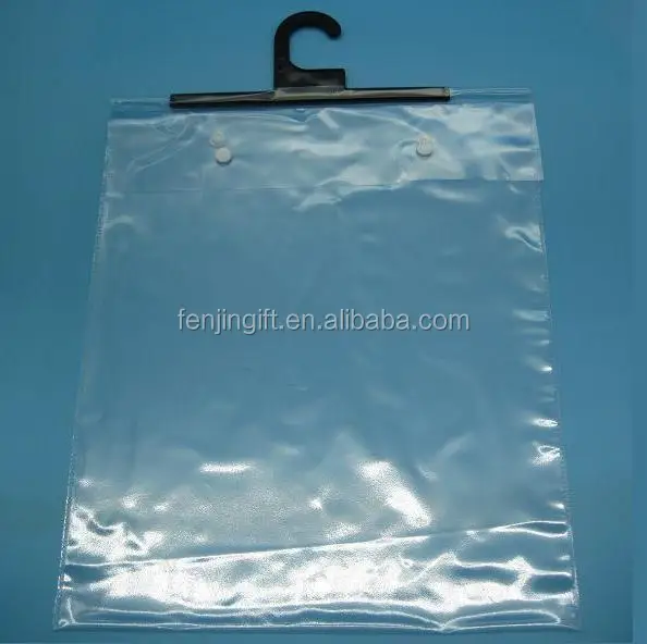 Custom Clear Pvc Plastic Garment Bag With Hook Hanger Buy Plastic