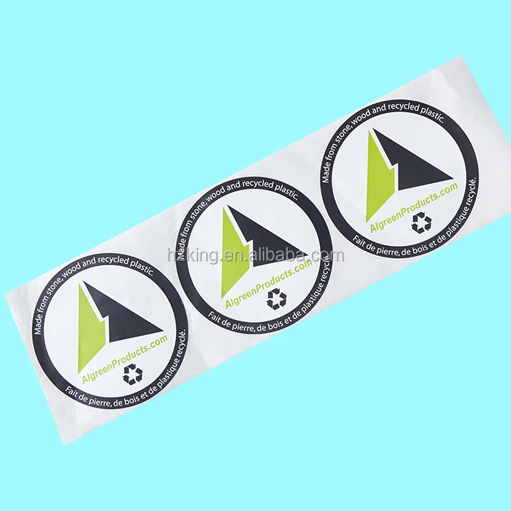 Custom Uv Resistant Gloss Printed Packaging Vinyl Self Adhesive Label