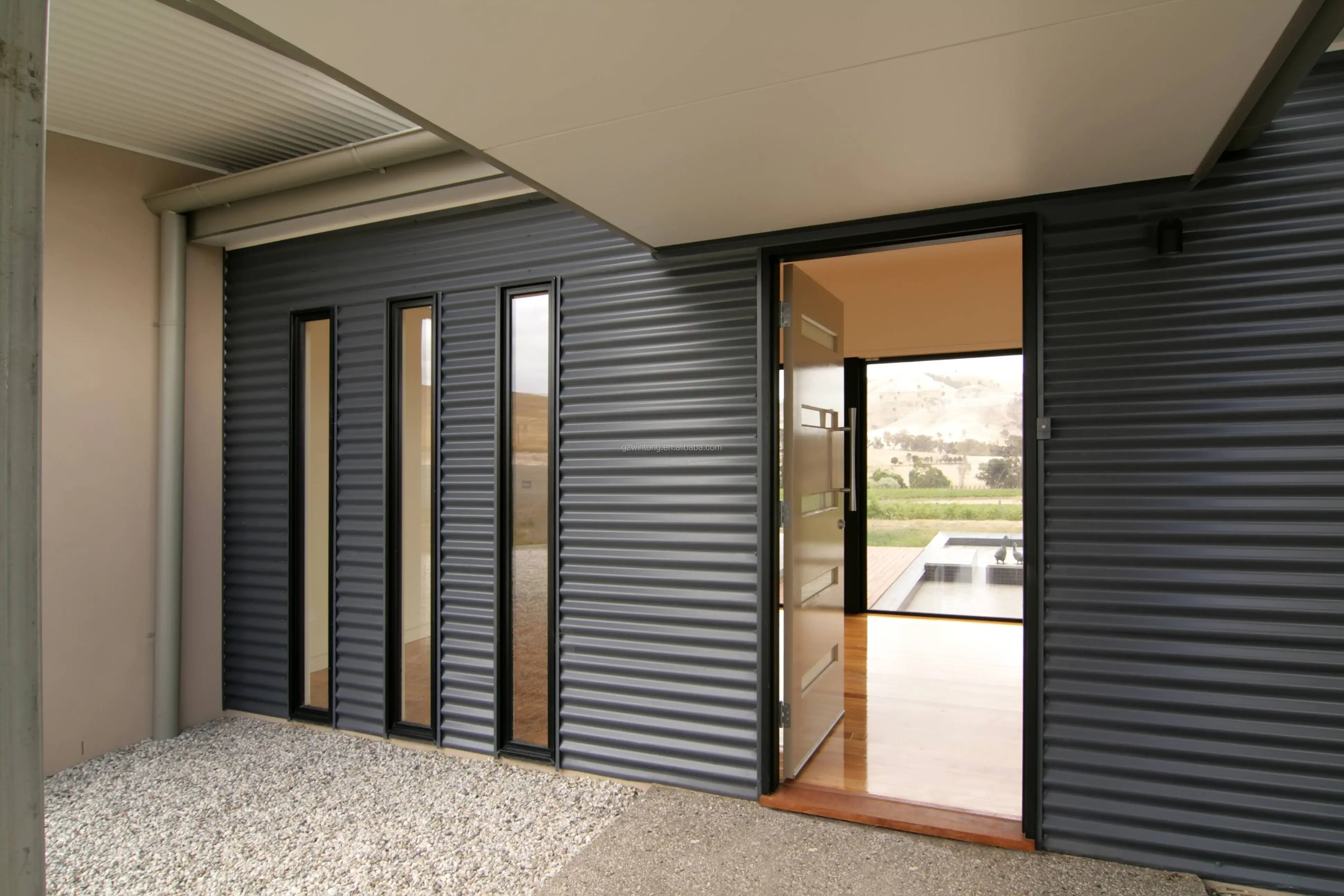 双层玻璃窗框铝窗工厂