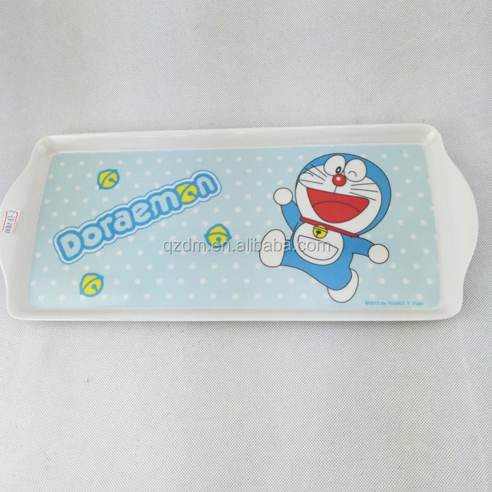 Brand Cartoon Print Melamine Plastic Tray