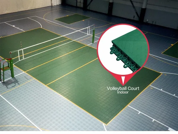 indoor volleyball court