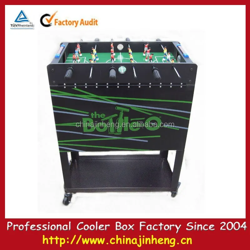 Fun Metal Table Foosball Game Cooler With Wheels Buy Bar Table Cooler