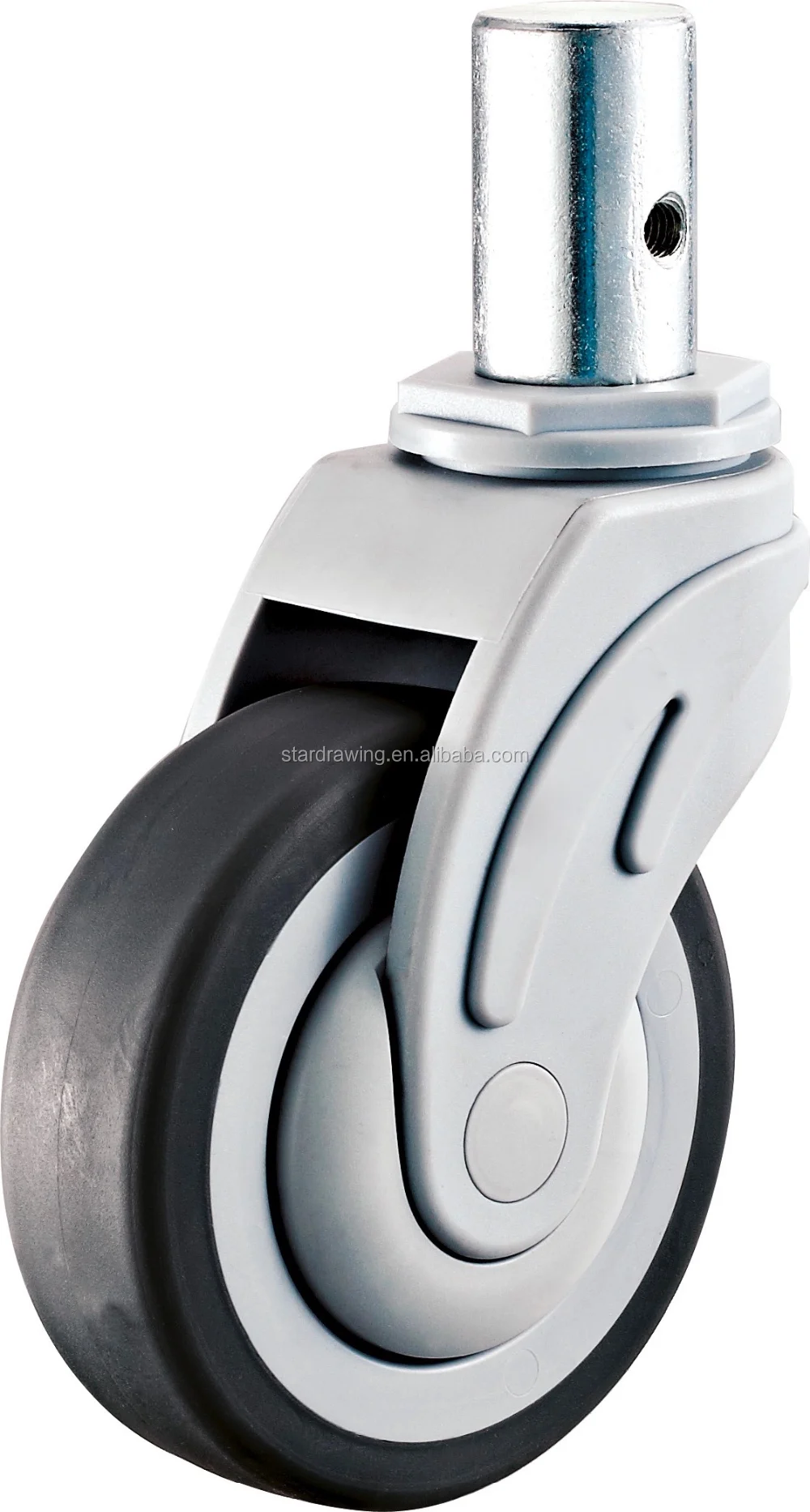 Ss High Quality Silent Rolling Medical Lightweight Caster Wheels For