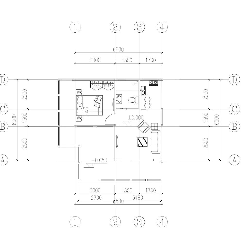 Kleine Wohnung Kiefer Vorgefertigten Holz Haus - Buy ...