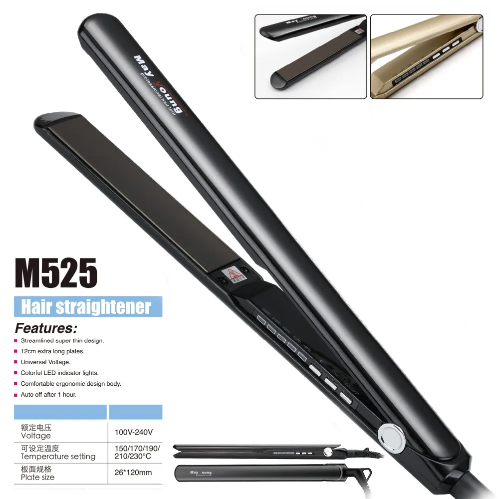 jet black hair straightener