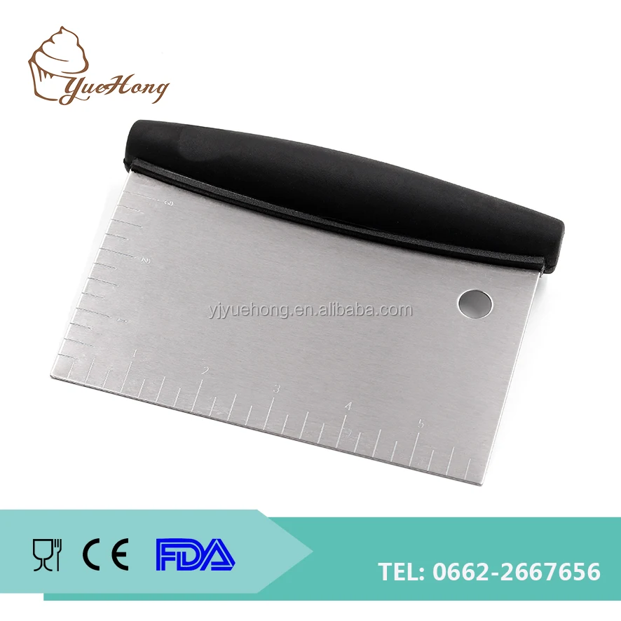 Stainless Steel Bench Scraper For Icing Smoother And Dough Cutter Buy