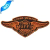 Custom Lowest price 3D letters embroidery badge patches include shipping fee