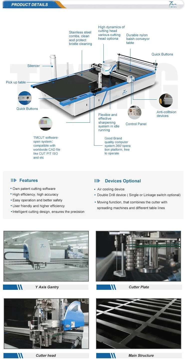 TMCC-1725 Large factories in China wholesale CNC computer cutting bed for a variety of applications