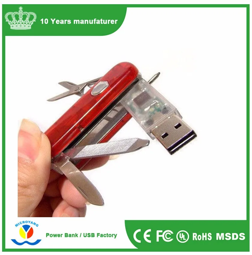 Genuine 432gb Swiss Army Knife Model Usb 2.0 Flash Memory Stick Pen
