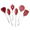 Nonstick 6 Piece Nylon Kitchen Cooking Tools Utensil Set With Acrylic Handle
