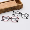 Superhot Brand Women Vintage Round Ultem Carbon Steel Frame Men Nerd Myopia Tungsten Optical Eyeglasses Prescription 103709