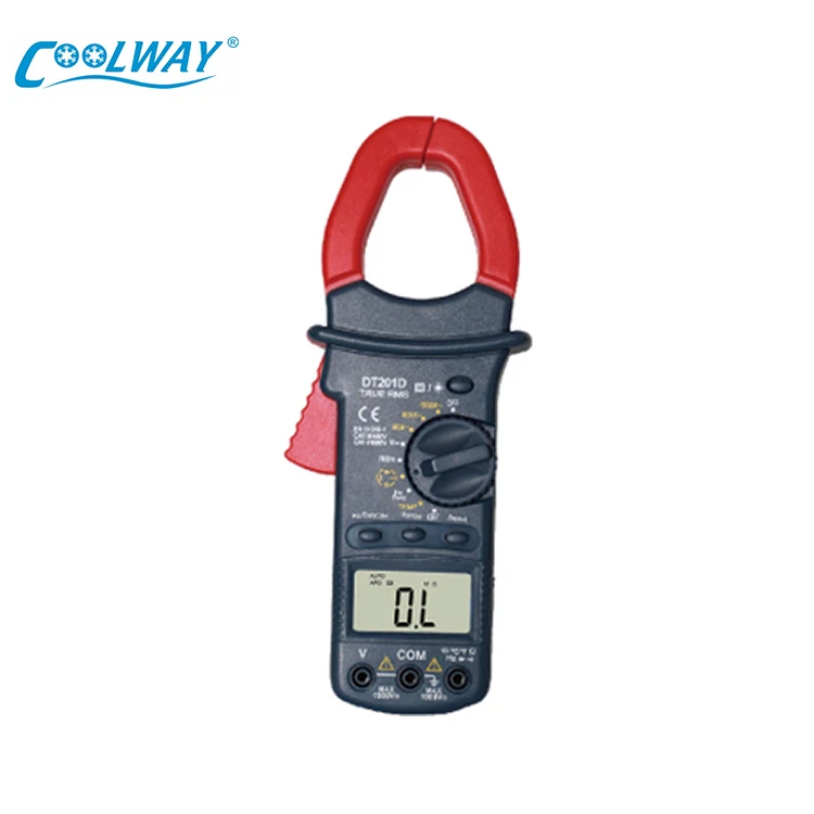Mini Type Multi-function Digital Clamp Meter With Full Protection Design Blue Backlight Data Hold Function Digital Clamp Meter