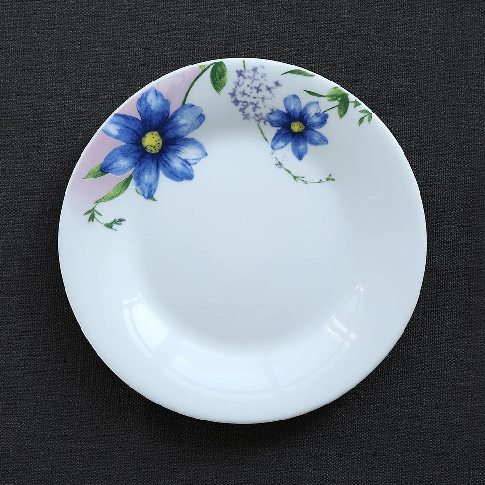 Heat Resistant Opal Glassware Cup And Saucer Opal Glass Tableware