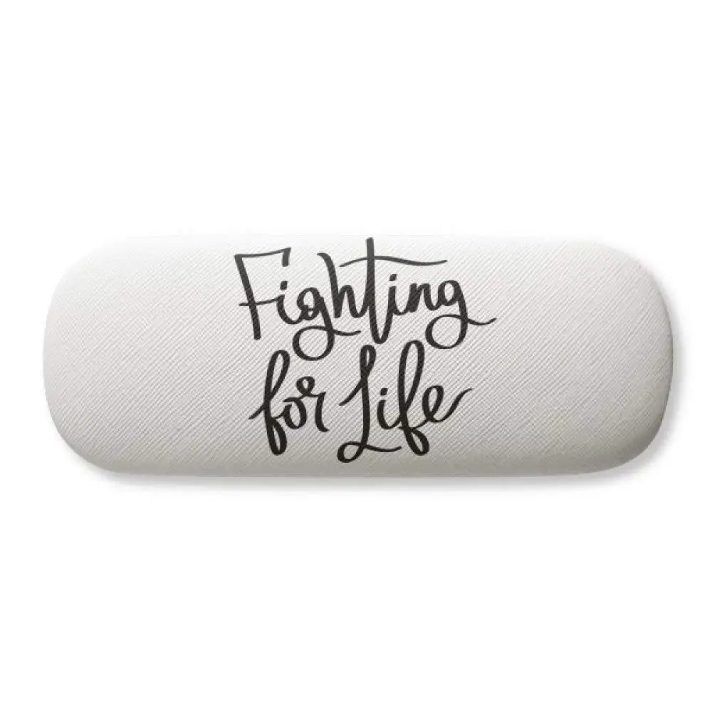 Sweet Christmas Quote Handwrite Glasses Case Eyeglasses Clam Shell Holder Storage Box
