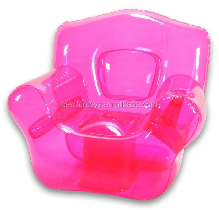 inflatable chair transparent