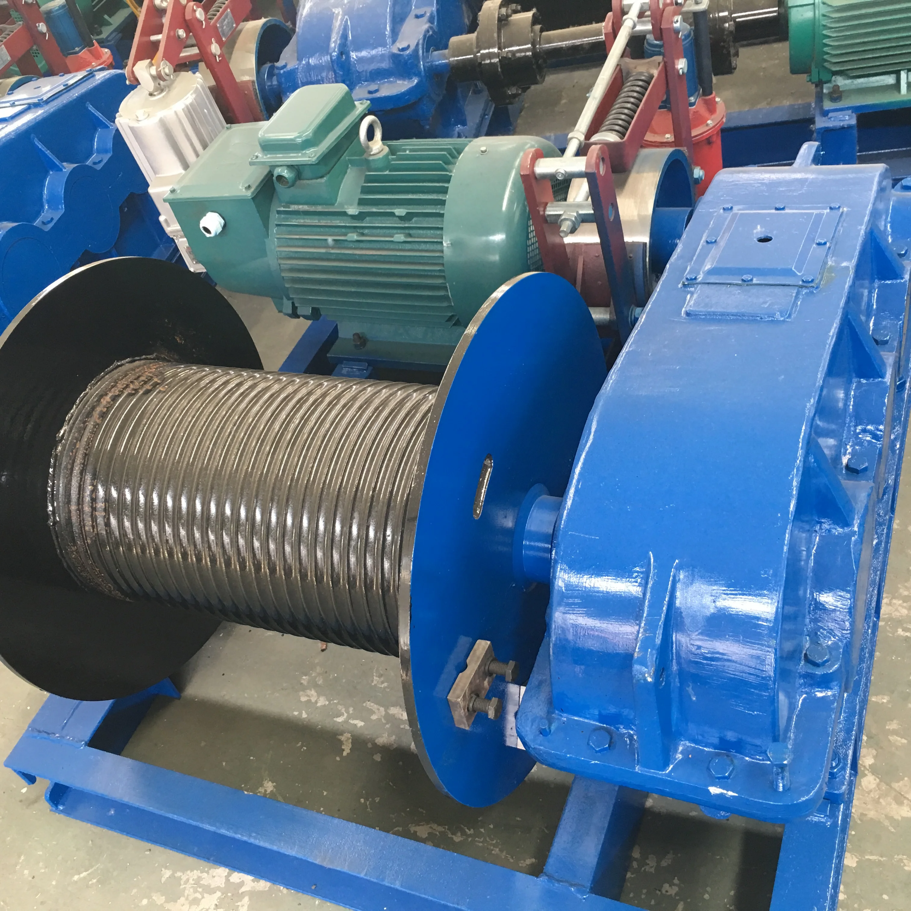 Lowest Price Electric Double Drum Winch 2 Ton Winch Hot Products 2018 ...