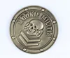 Custom made metal souvenir challenge corrections sheriff blank metal coin