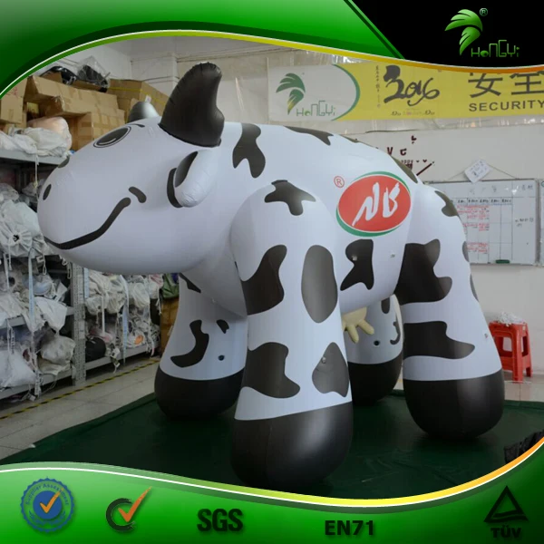 Outdoor Commercial Advertising Inflatables Display Inflatable Cows Milk