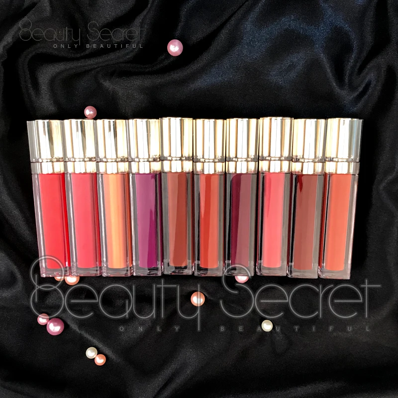 Hot Selling Customized Glossy Shimmer Lip Gloss Liquid Lipstick Private