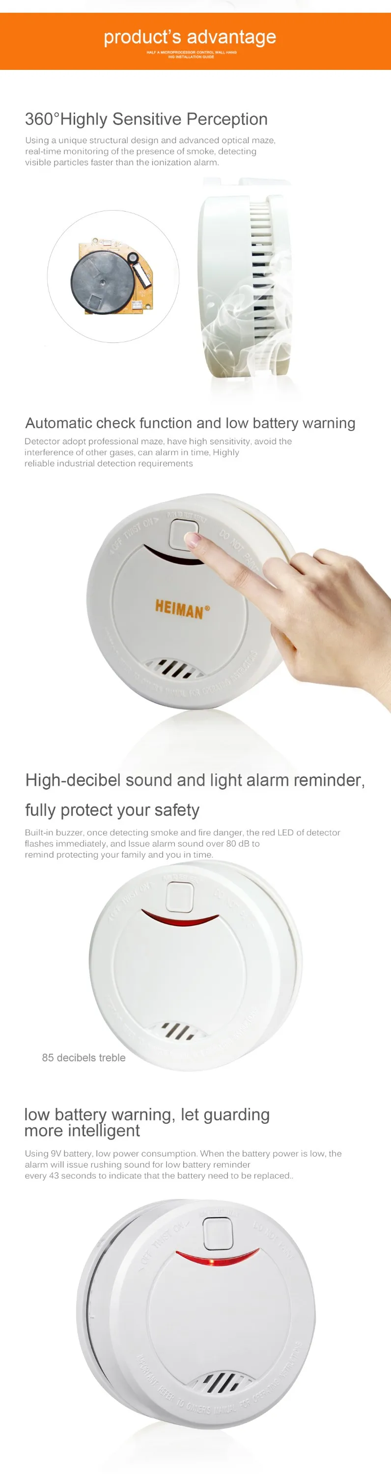 Heiman Optical Smoke Alarm Ce Approved Lpcb Vds Approved Siemens Smoke Alarm Optical Buy