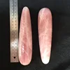 Wholesale price carved natural rose quartz crystal stone vaginal tightening message wand stick for healthy