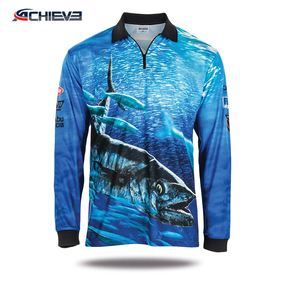 Cheap wholesale Sublimation mens long sleeve polo shirt with pocket