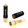 RASANTEK bright paint shell audio video connection rca jack connector