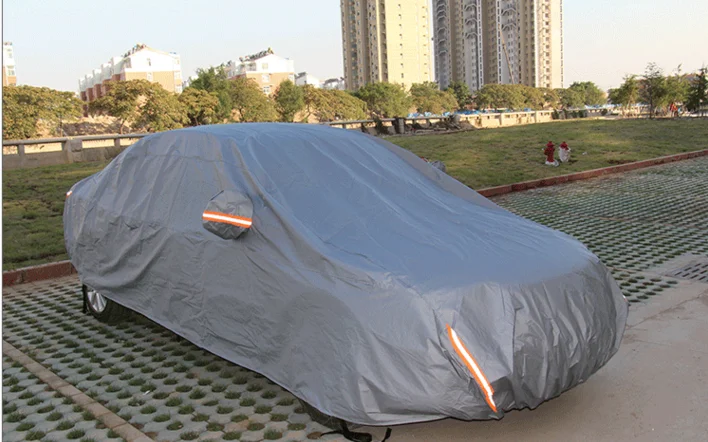 Enjoy Fast Portable Retractable Waterproof Parking Car Cover Car Body ...