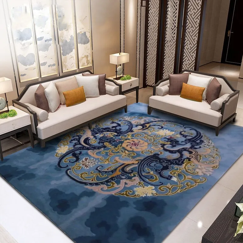 natural color handmade tufted wool carpet rug for casino
