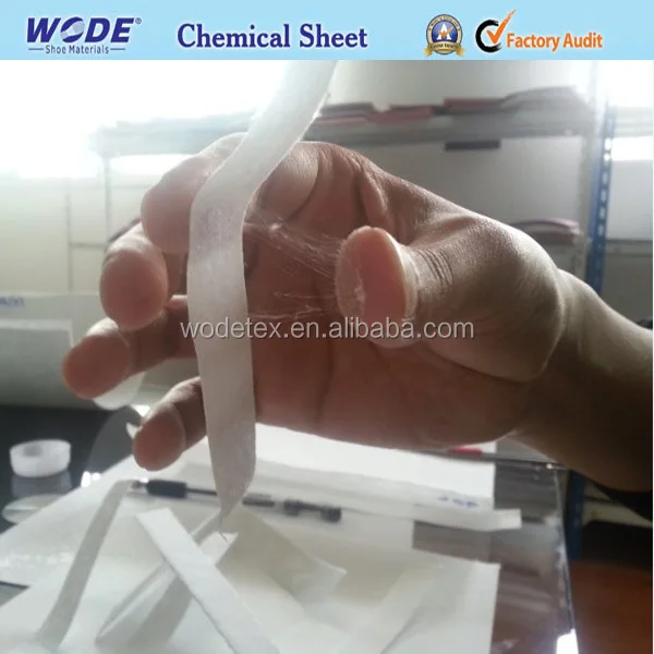 Shoes upper and heel chemical sheet toe puff back counter