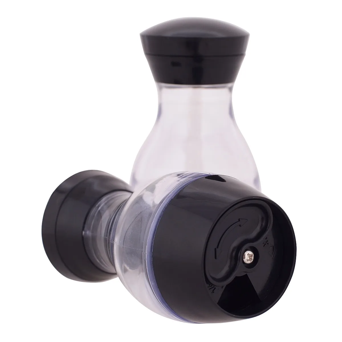 Présentoir à épices rotatif 16 pots verre Couvercle Métal Support Inox Herbes