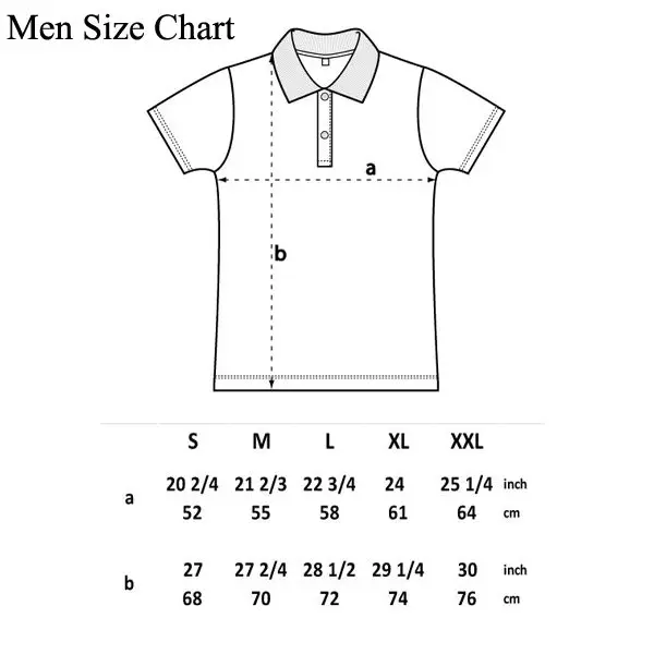 Mens Xl T Shirt Size Chart