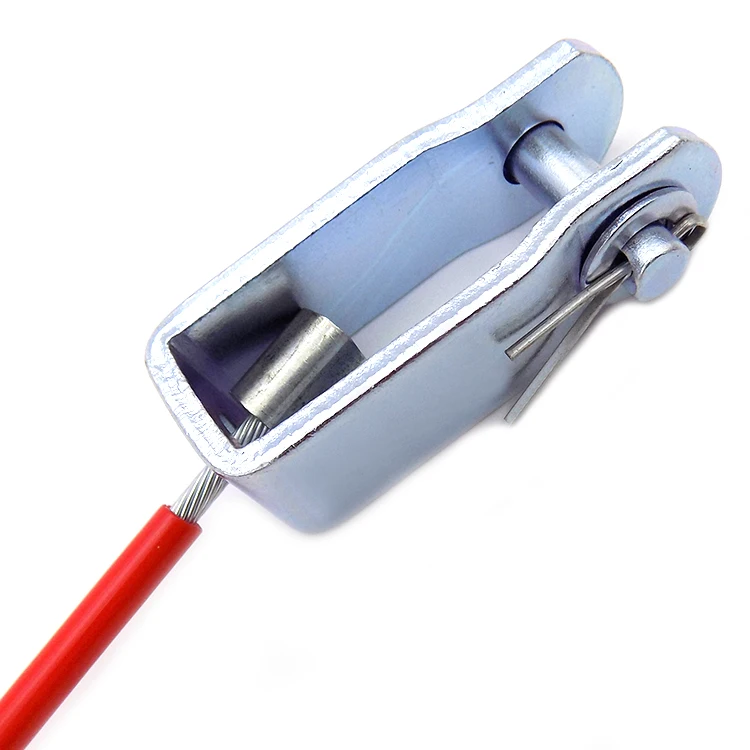High tensile galvanized armoured cable steel wire with fitting