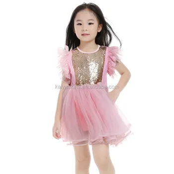 sequin baby girl dress