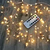 3M 6M 10M LED Cluster String Lights Branch Tree Outdoor Copper Wire Fairy lights for Cafe Bar Wedding party Xmas Home Decoration