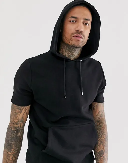 High Quality Oversized Short Sleeve Hoodie - Buy Blank High Quality ...
