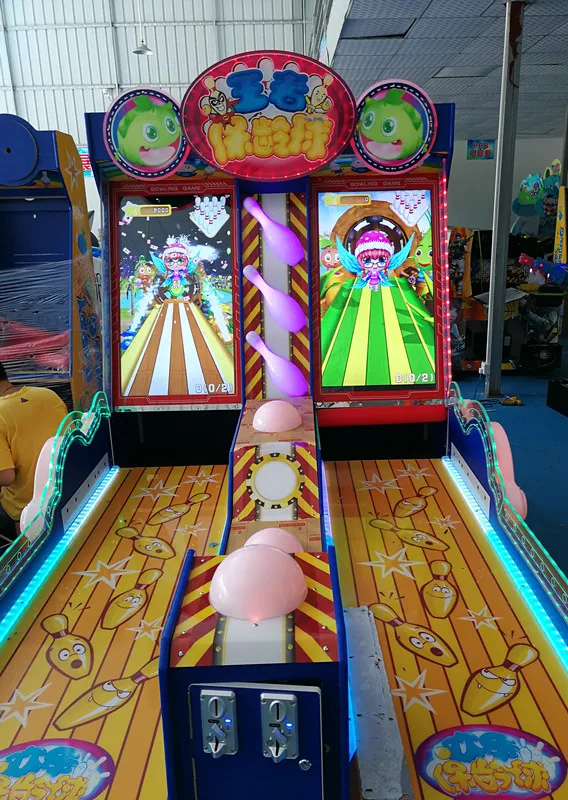 Indoor Double Fight Adventure Arcade Bowling Games Cricket Bowling