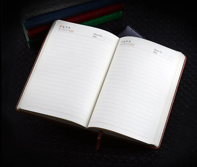 promotional notebook with pen and key chain