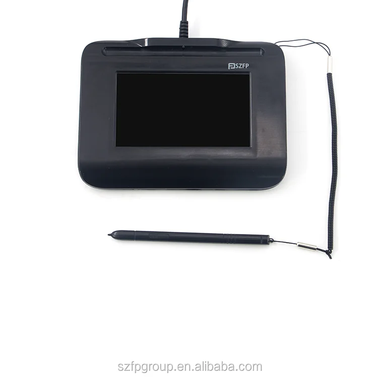 Bank Electronic Signature Pad With Pen Graphic Digital Writing Pad For
