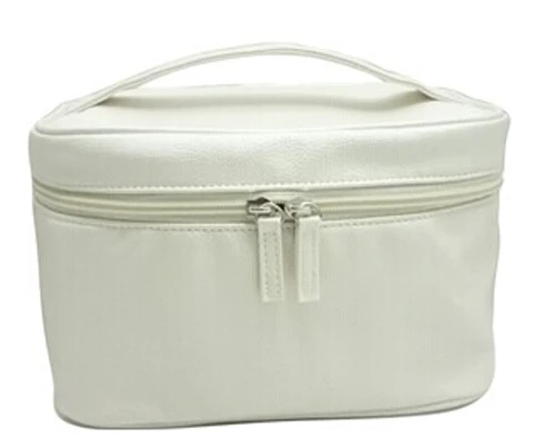 Trendy pu leather modella travelling cosmetic bag promotional