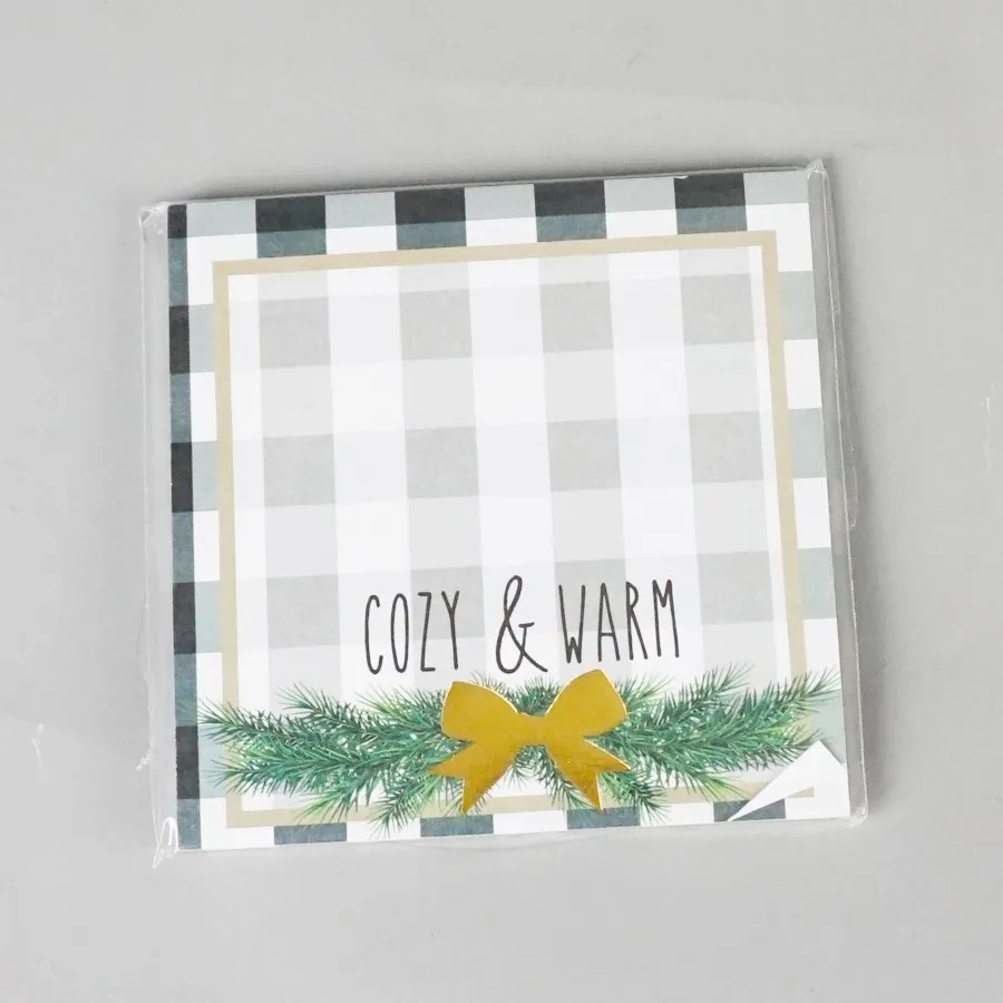 Promote High Quality Custom Design Gold Foiled Sticky Notes Note Paper